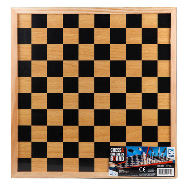 Clown Games dam schaakbord