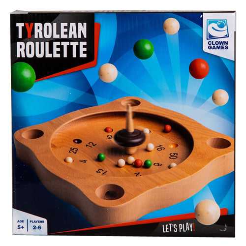 Clown Games tiroler roulette houten bordspel