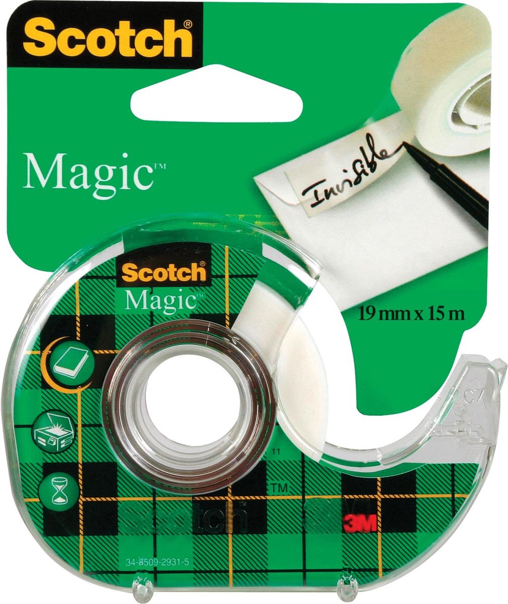 Scotch Plakband magic 810 19mmx15m + plakbandh