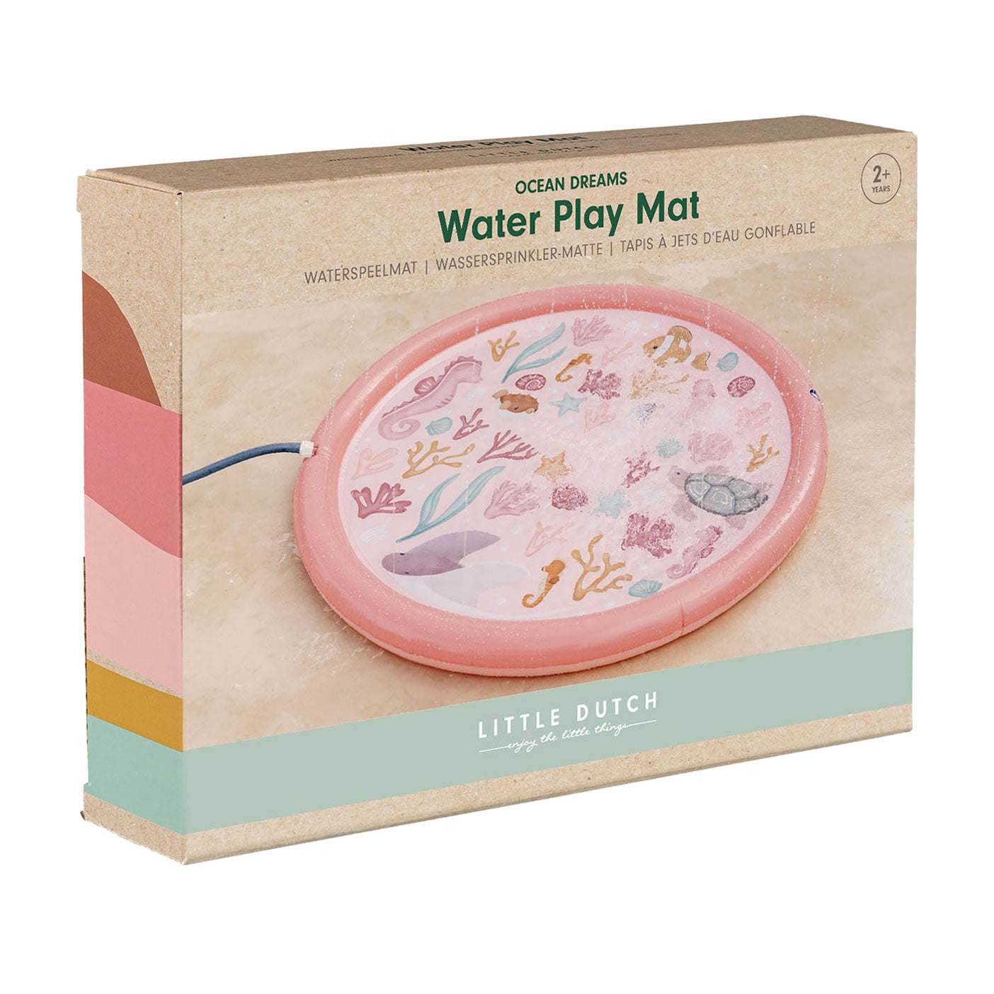 Little Dutch ocean dreams waterspeelmat roze, 150cm