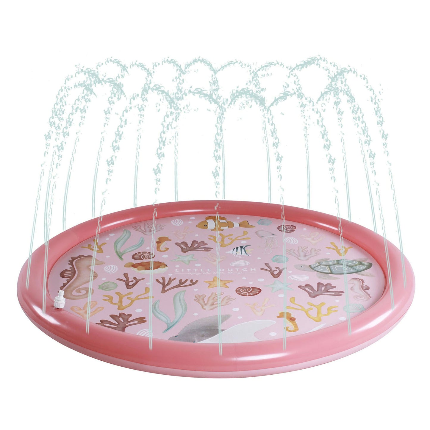 Little Dutch ocean dreams waterspeelmat roze, 150cm