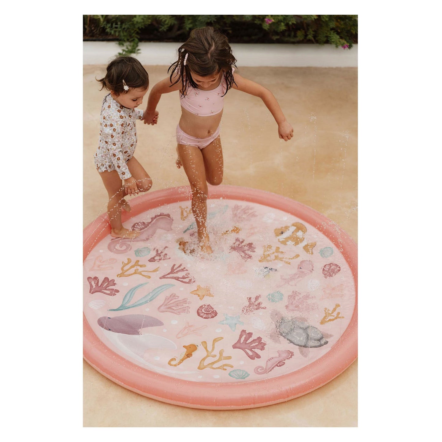 Little Dutch ocean dreams waterspeelmat roze, 150cm