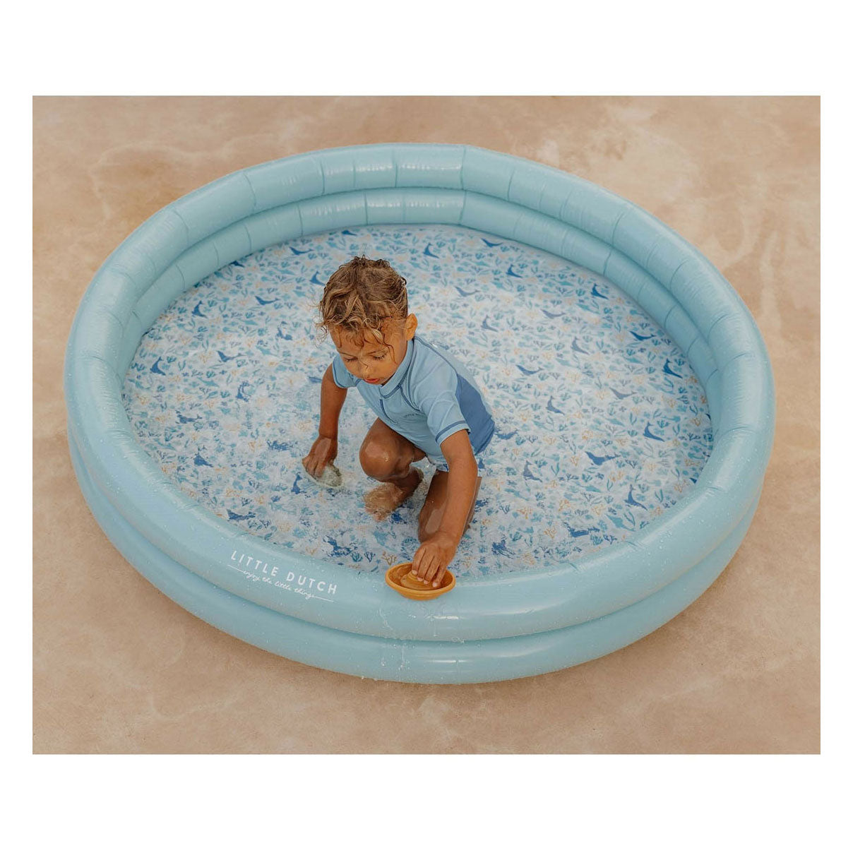 Little Dutch ocean dreams zwembad blauw, 150cm
