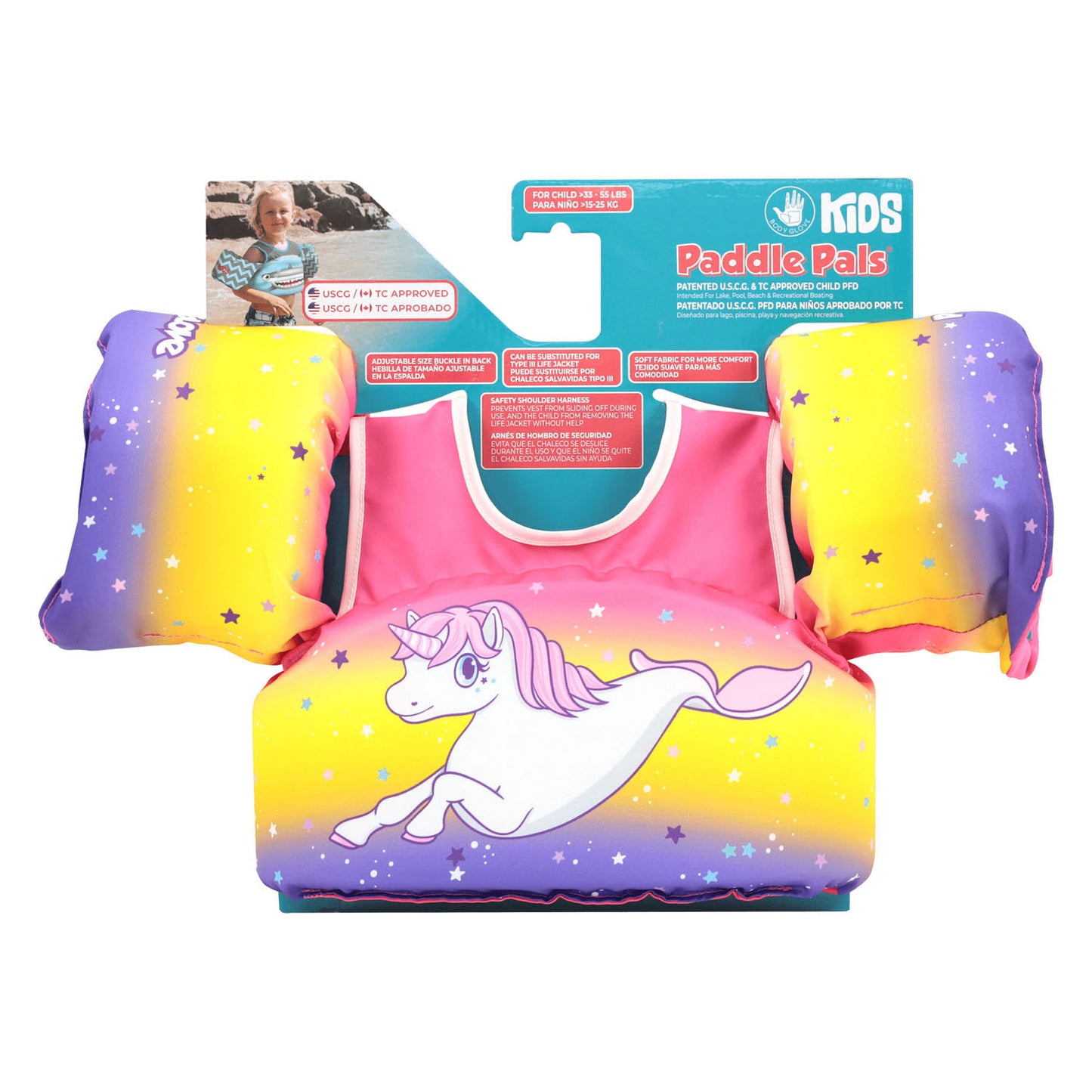 Paddle Pal Zwemvest Unicorn, 3-6 Jaar