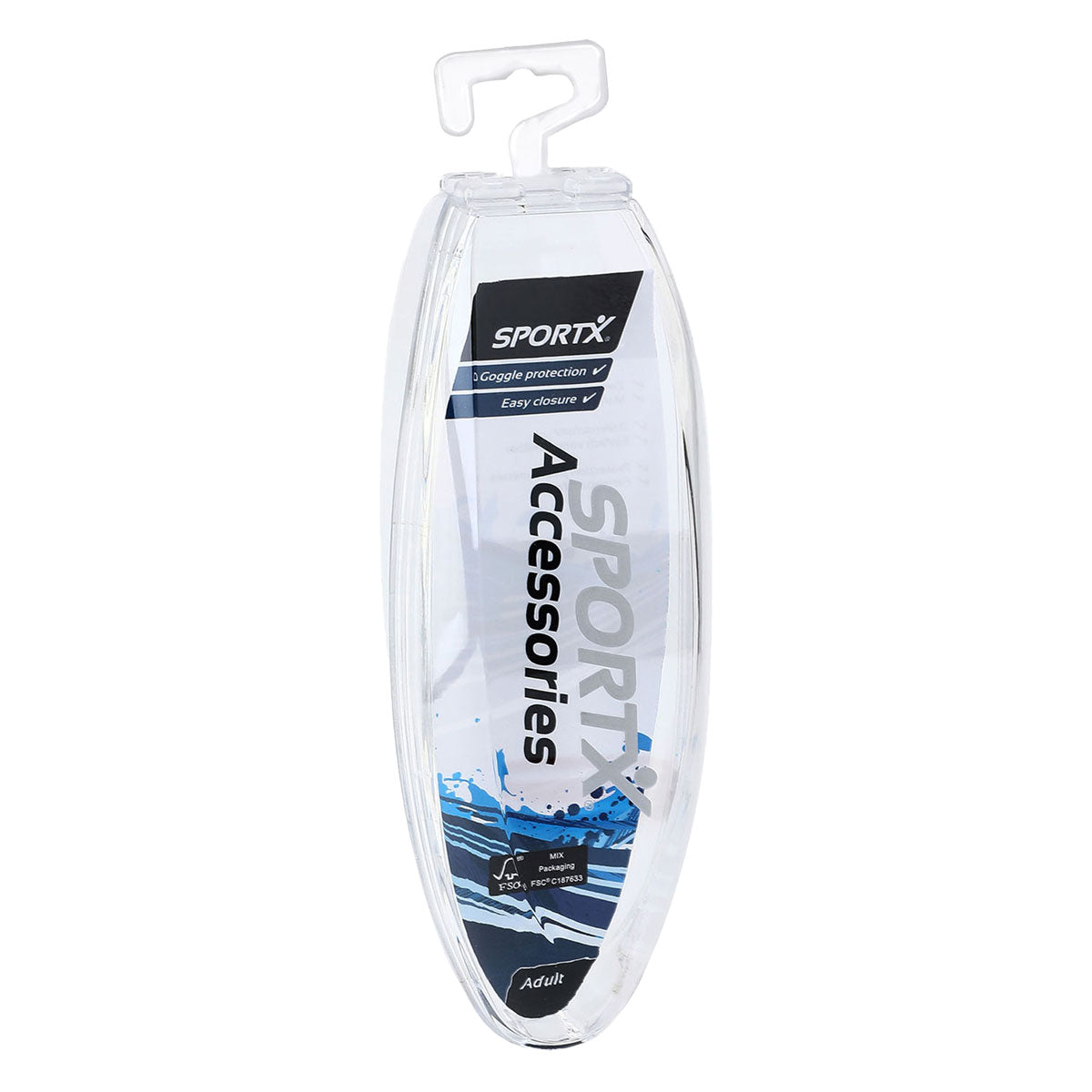 SportX zwembril bewaardoos transparant