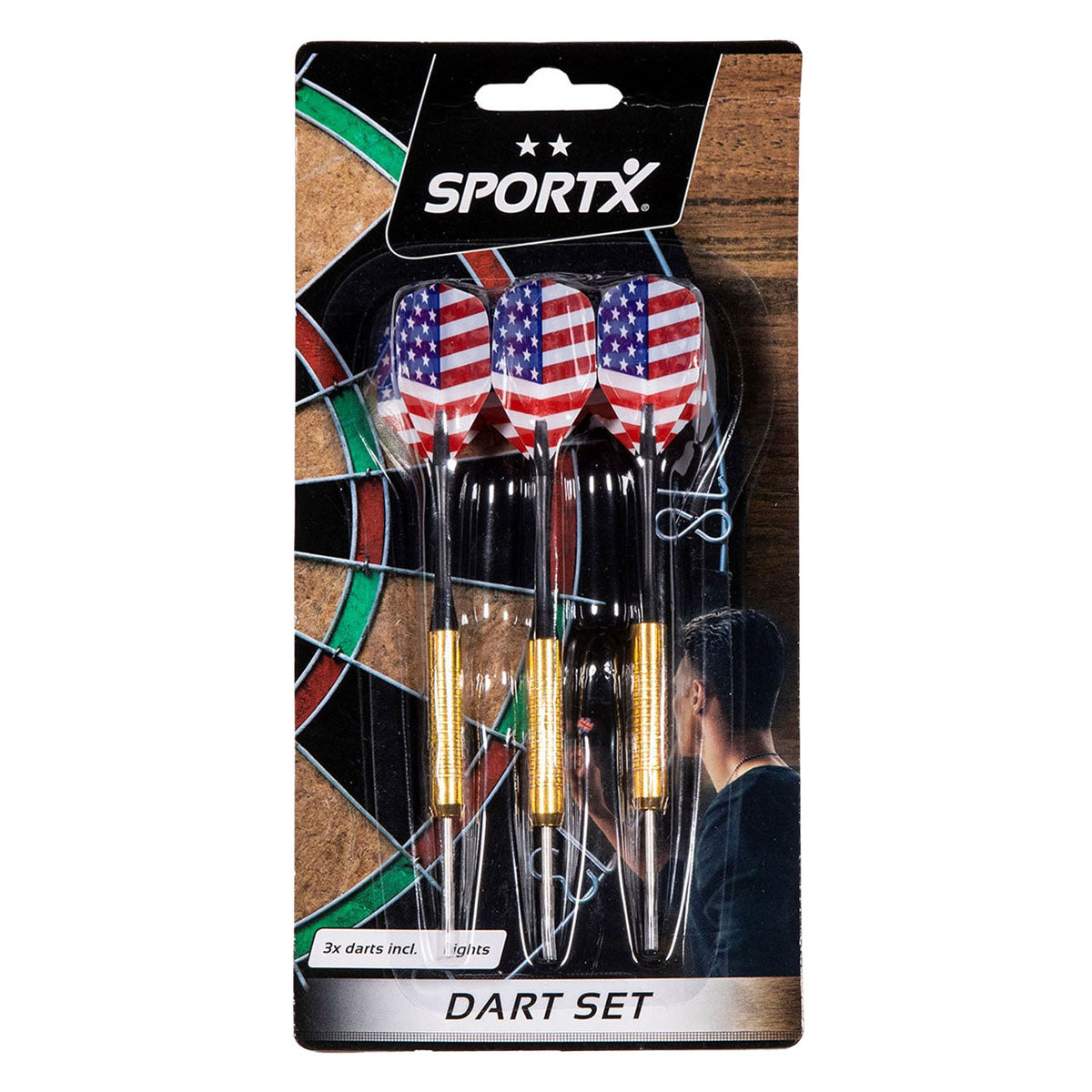 SportX dart set in blister