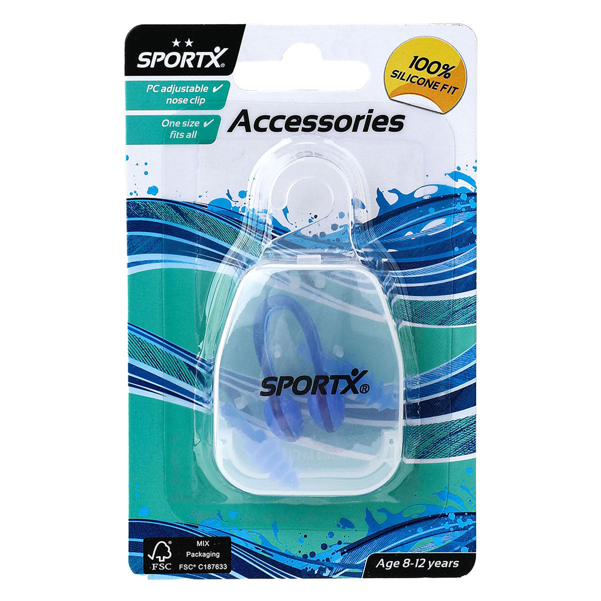 SportX neusclip en oordopjes junior