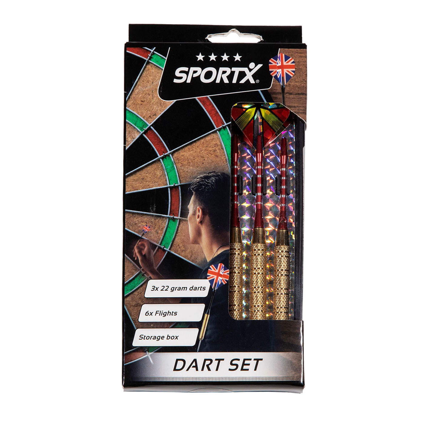 SportX dart deluxe in case 22 gram