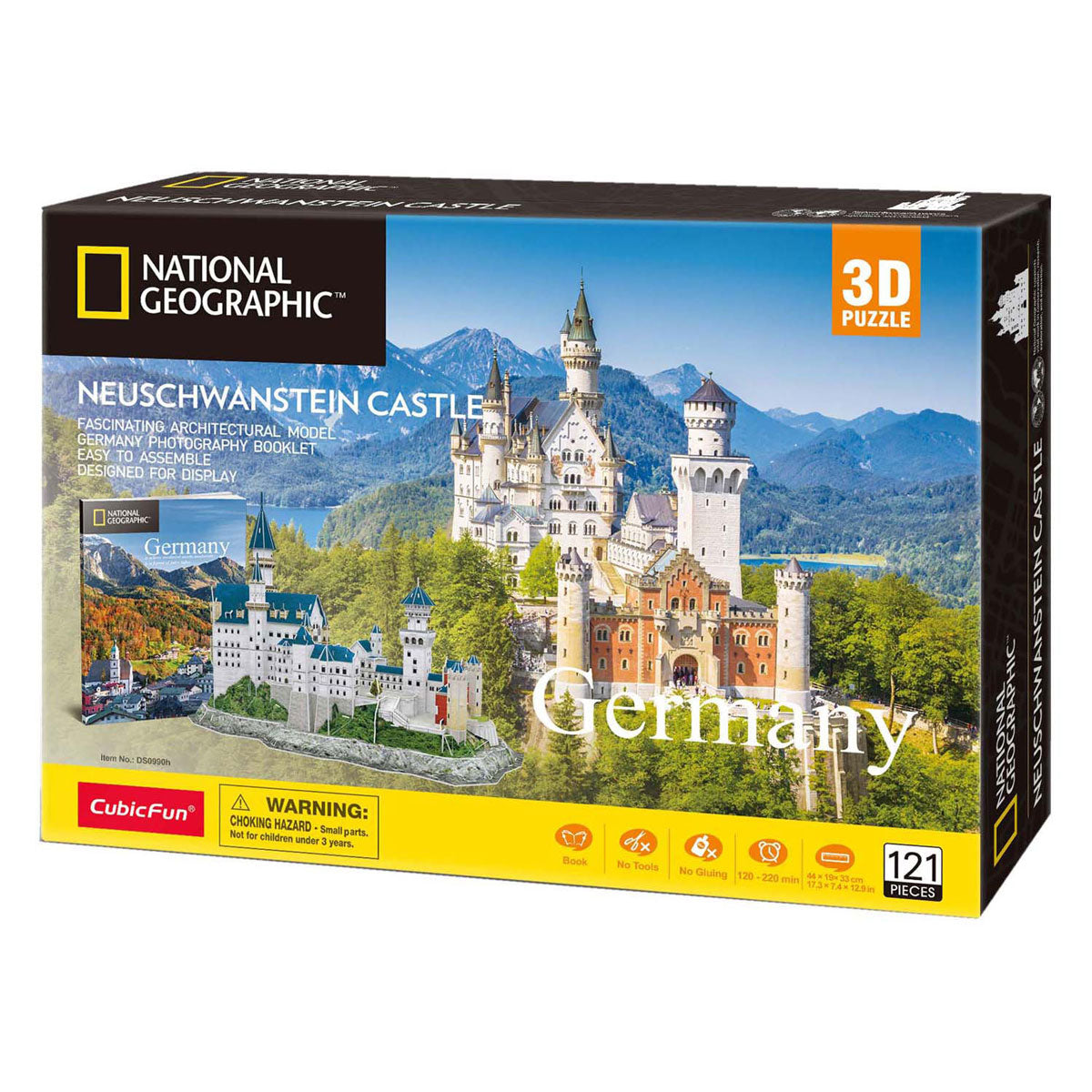 Cubic Fun National geographic - 3d-puzzel - 3d-puzzel ng kasteel neuschwanstein