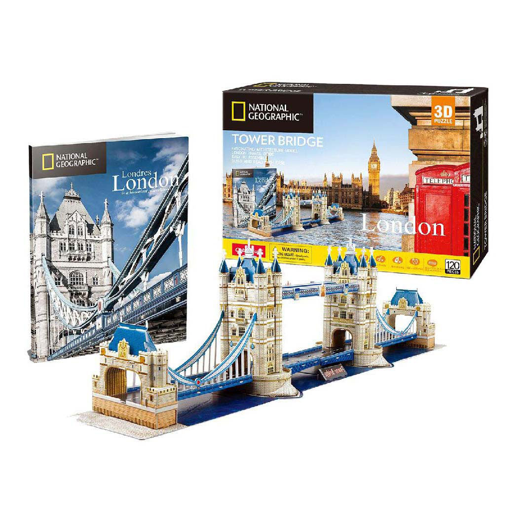 Cubic Fun 3d puzzel national geographic tower bridge