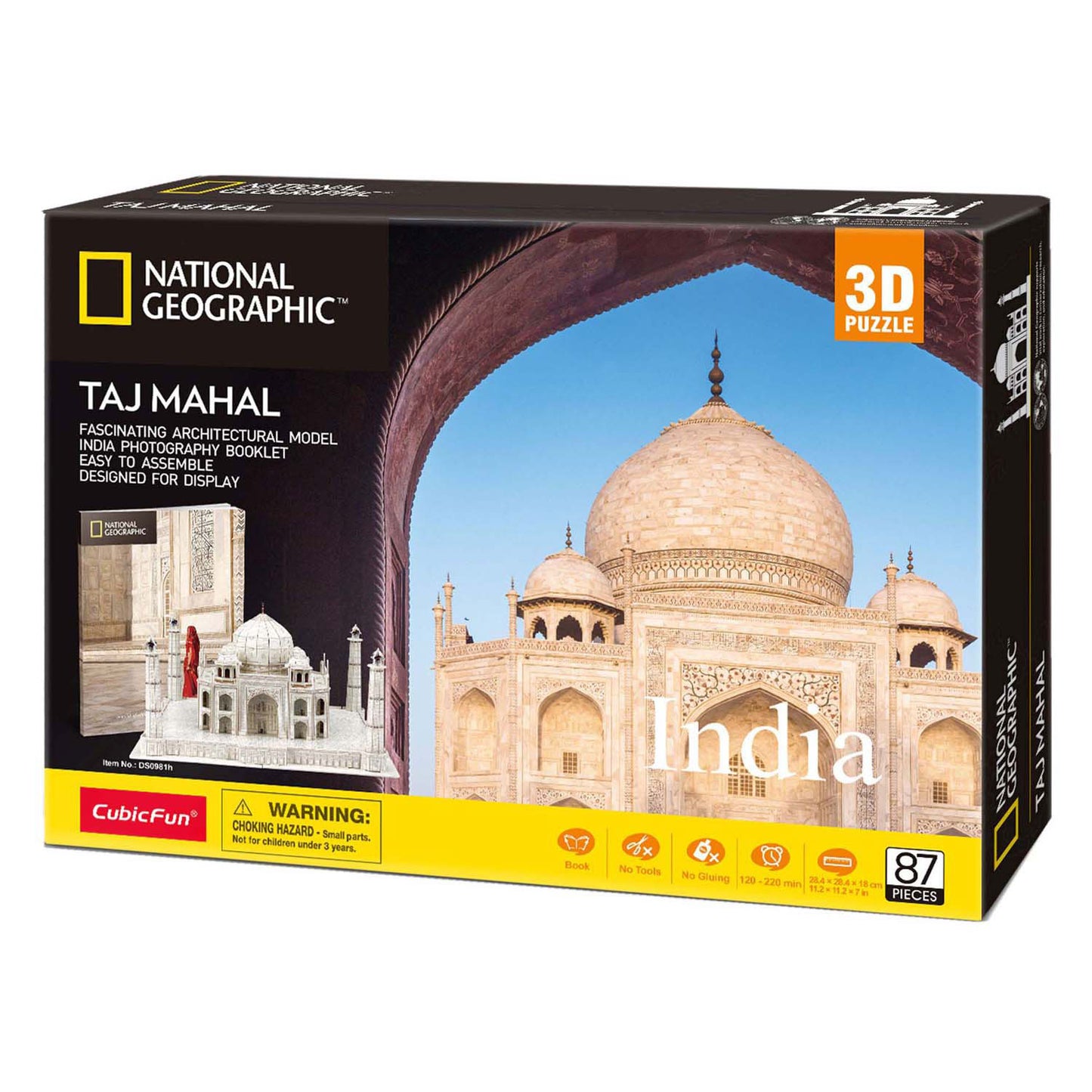 Cubic Fun National geographic - 3d-puzzel - taj mahal