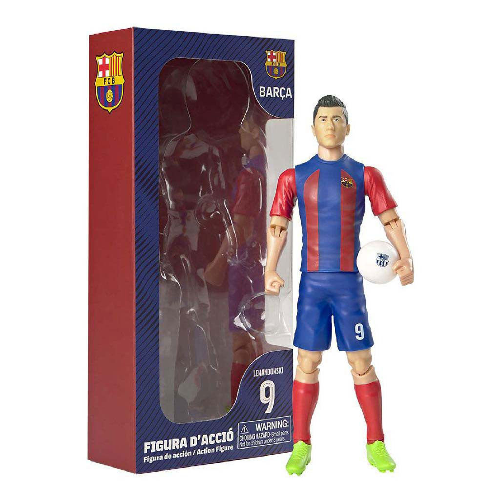 Rc Voetbalfiguur fc baelona robert lewandowski, 20cm
