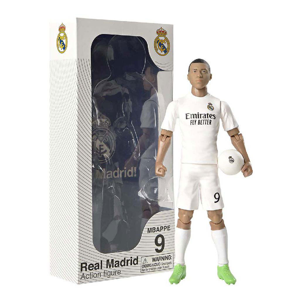 Voetbalfiguur Real Madrid Kylian Mbappe, 20cm