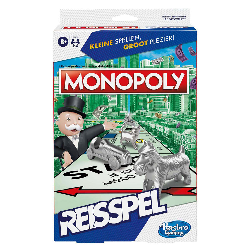 Hasbro Gaming Monopoly reisspel 2-4 spelers