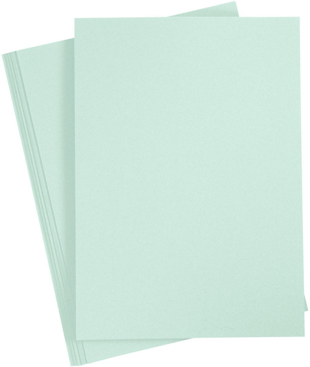 Creativ Company Creotime karton 21 x 29,7 cm 10 stuks pastel groen