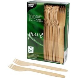 Vorken Papstar hout 16,5 cm bruin