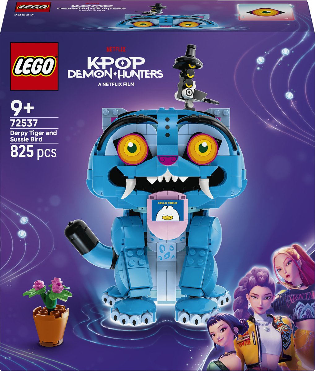LEGO kpop demon hunters derpy tiger en sussie bird - 72537