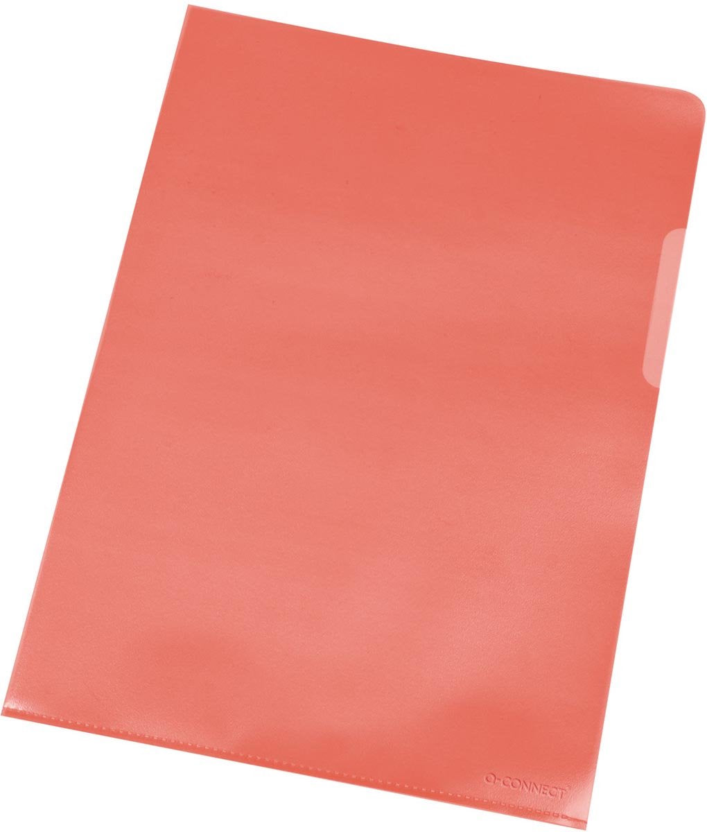 Q-CONNECT l-map 120mu rood 100
