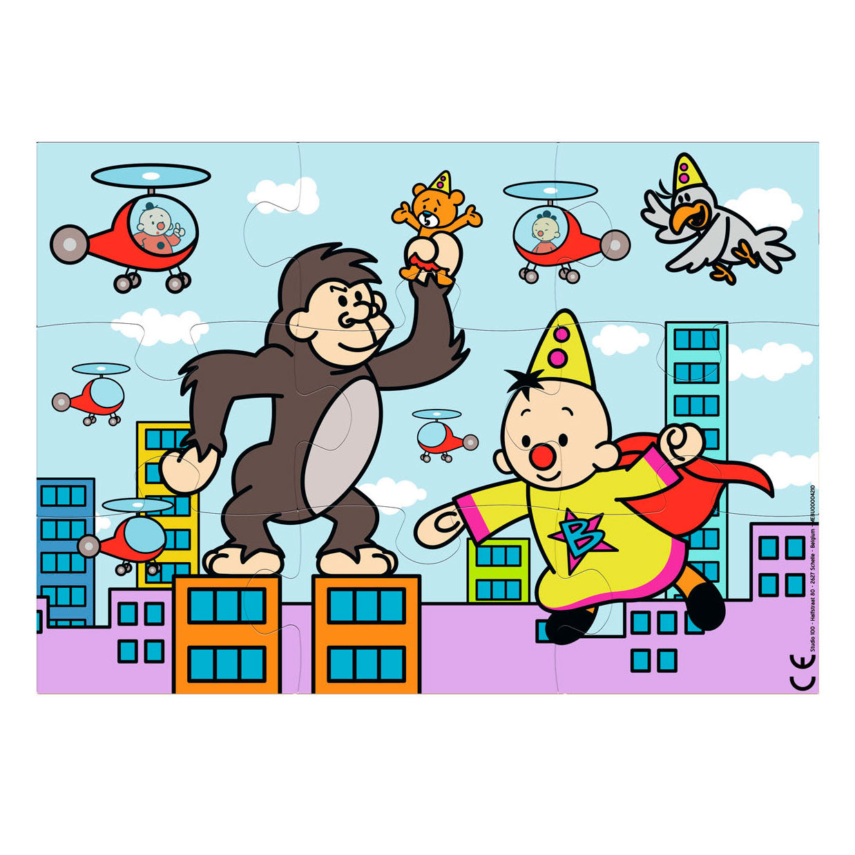 Studio 100 Bumba puzzel super bumba, 9st.
