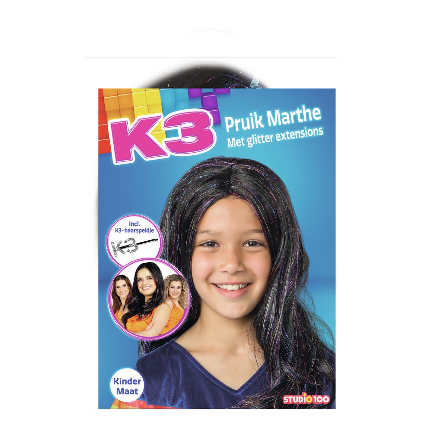 Studio 100 K3 pruik - marthe