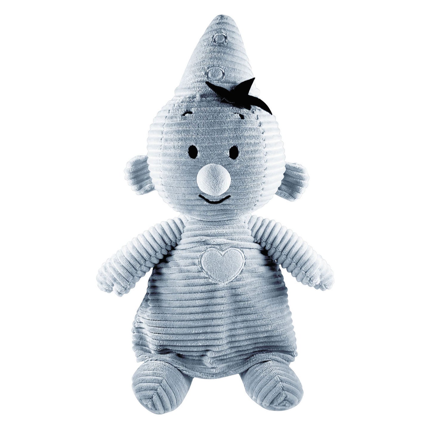 Bumba knuffel corduroy blauw, 35 cm