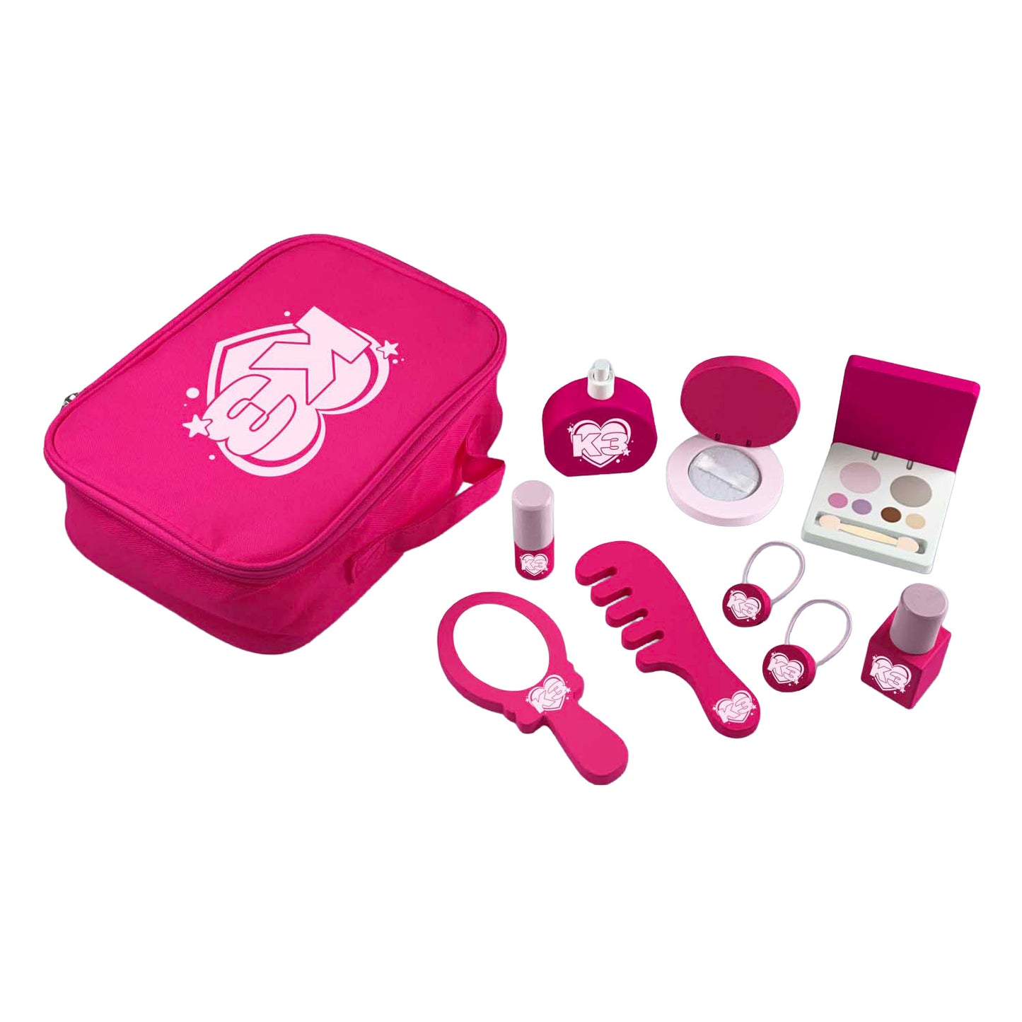 K3 houten make-up set - 10dlg.