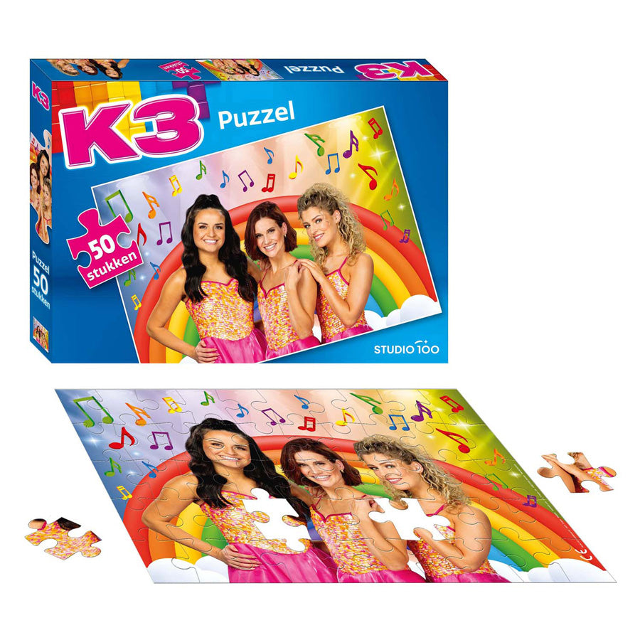 K3 puzzel - zeemeerminjurk, 50st.