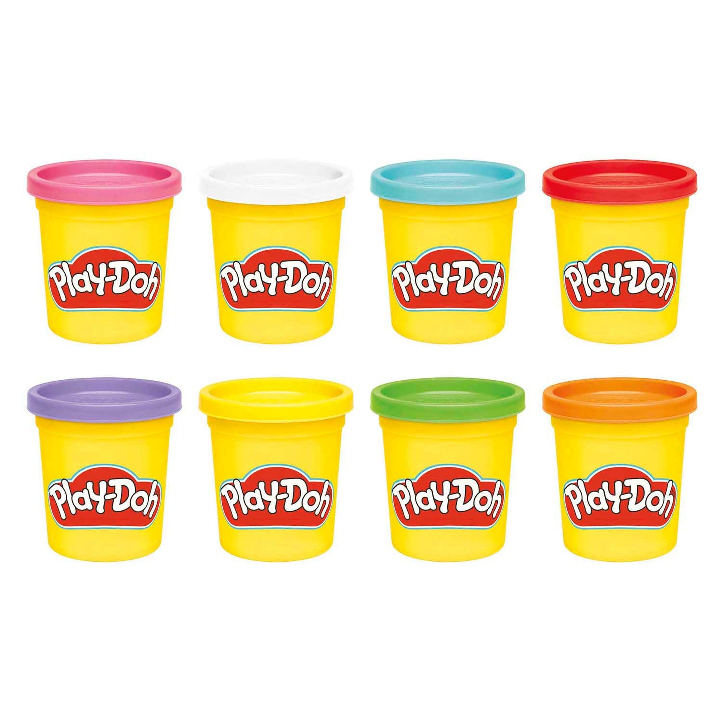 Play-Doh regenboog - 8 kleipotjes