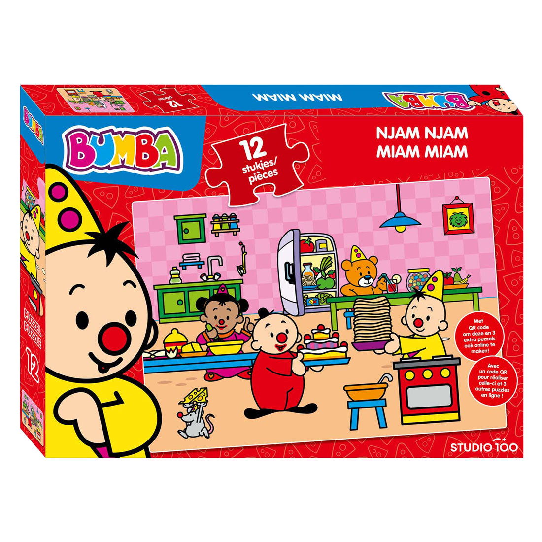 Studio 100 Bumba puzzel njam njam - 12st.