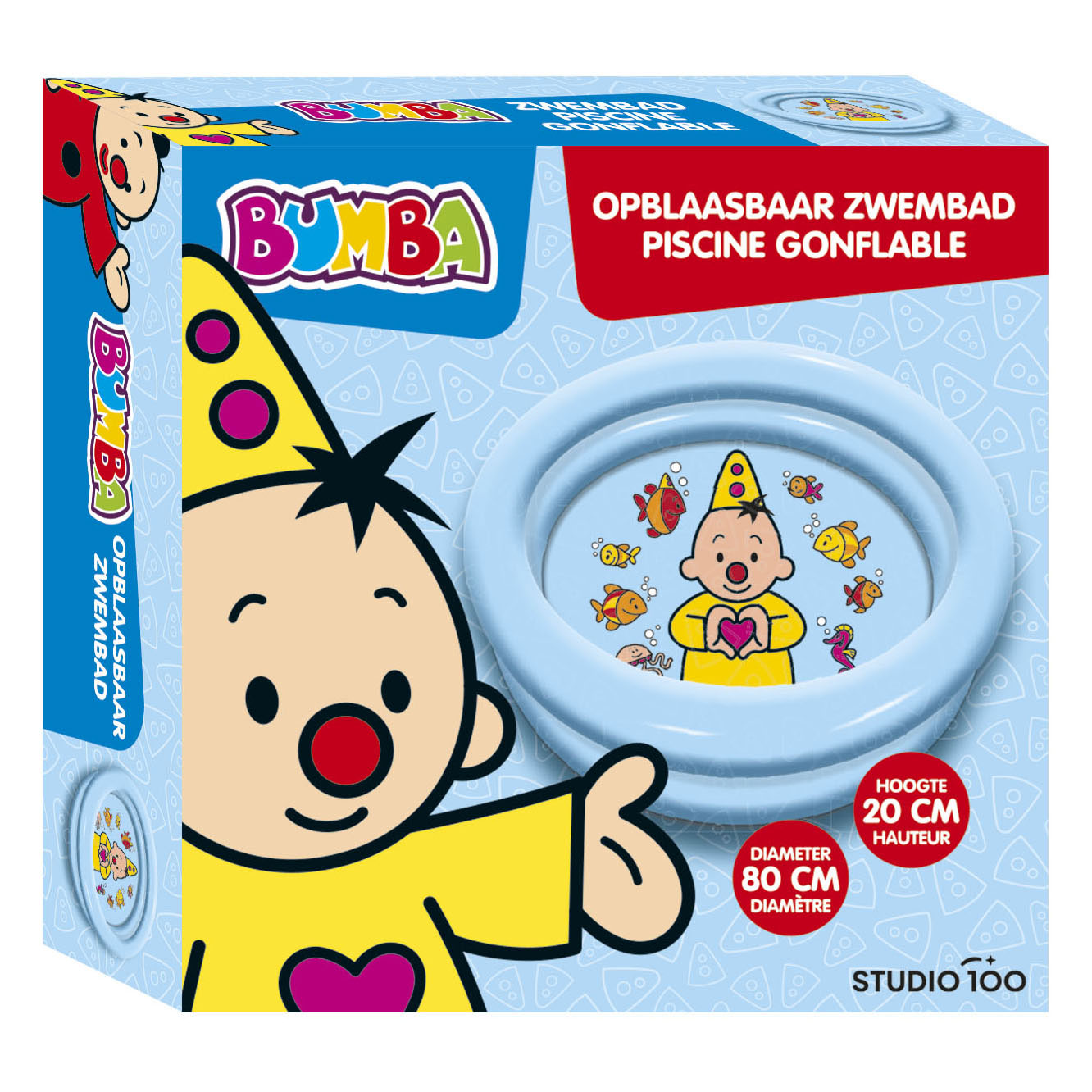 Studio 100 Bumba zwembad visjes - 80cm