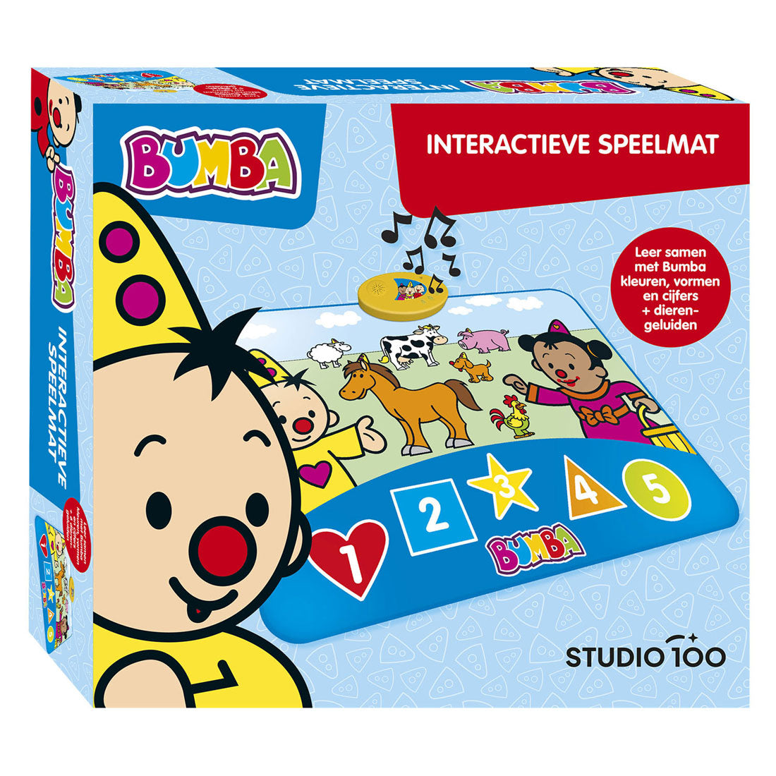 Studio 100 Bumba interactieve speelmat - dieren