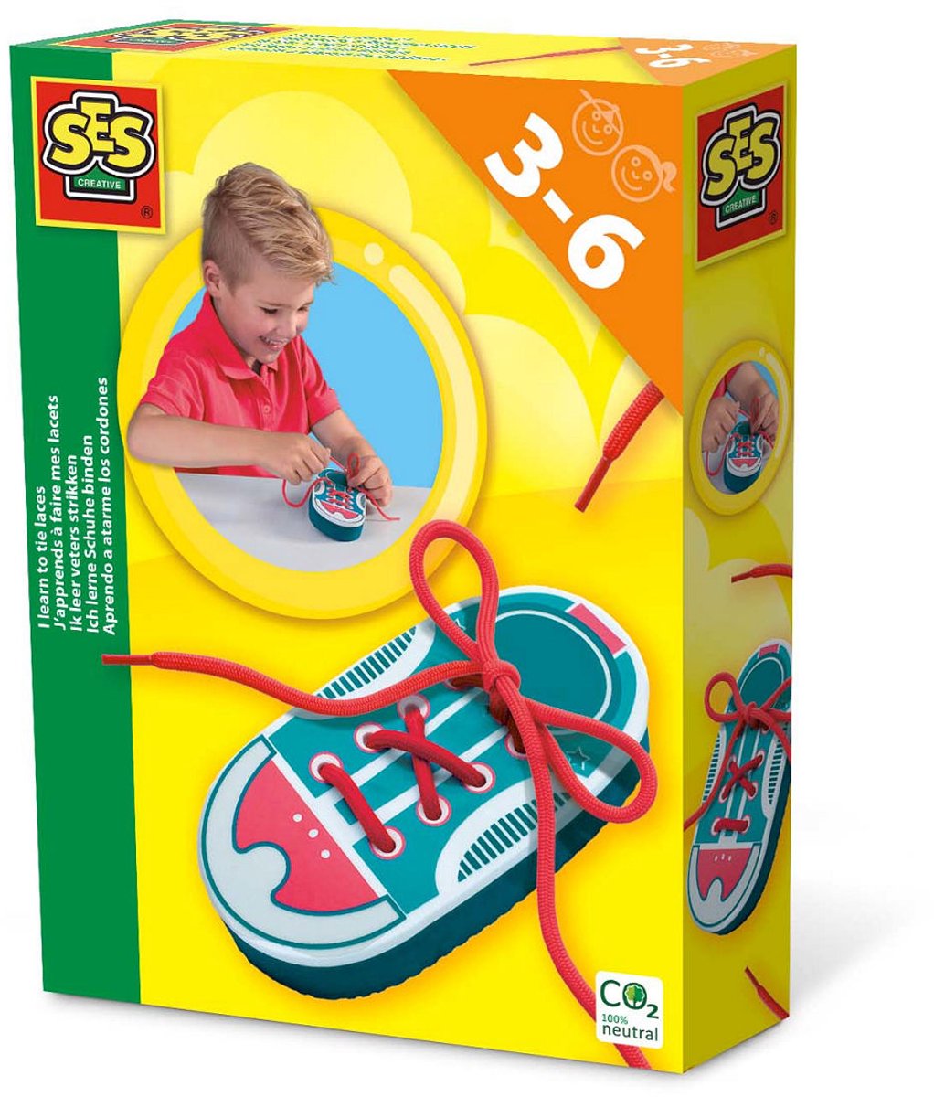 SES Creative Ses ik leer veters strikken