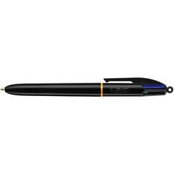 BIC Ballpoint pen 4 kleuren pro 0,4 mm blauw, zwart, rood, groen
