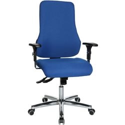 Bureaustoel TOPSTAR Sitness 55 synchroonmechanisme blauw