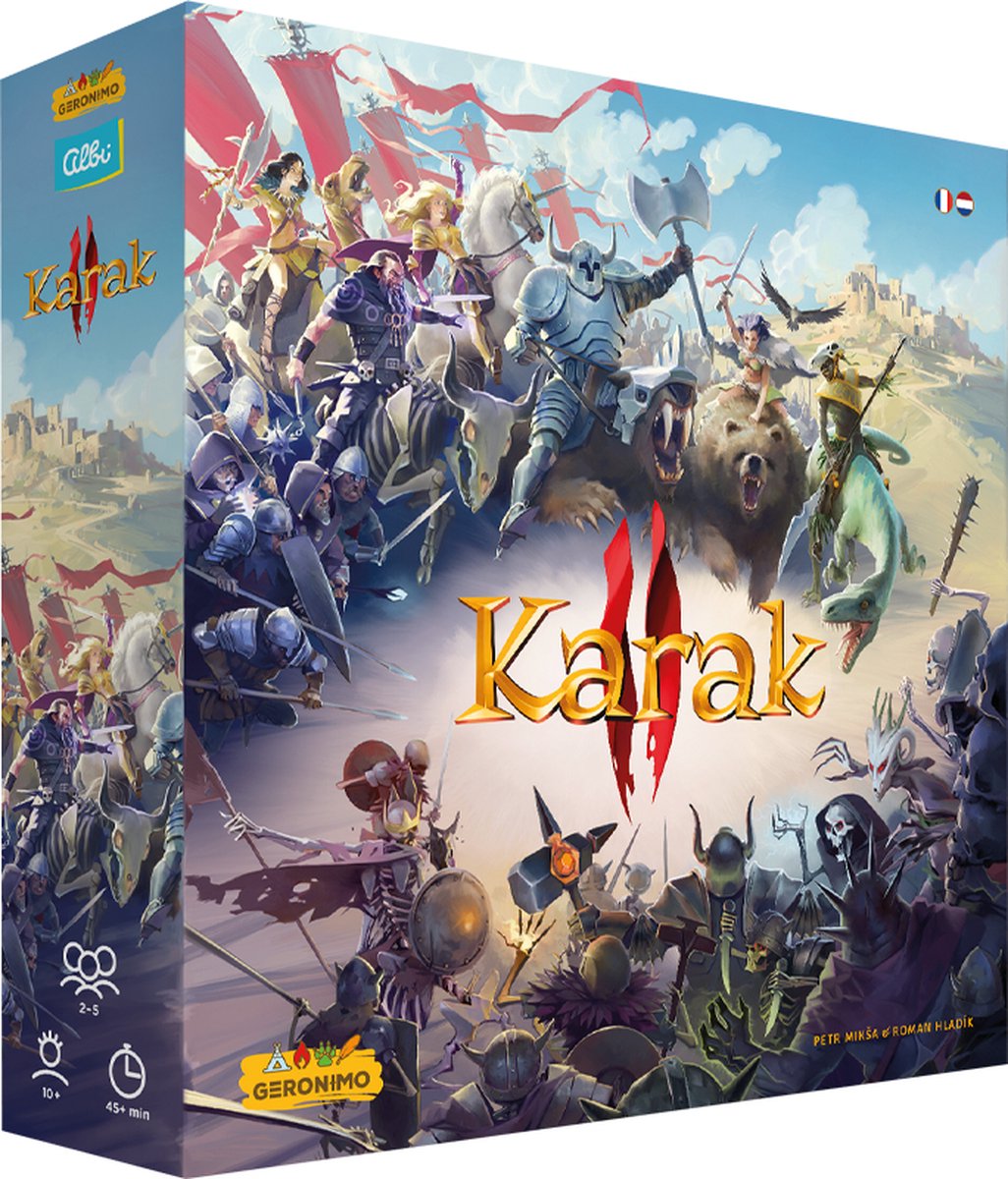 Geronimo Games Karak ii - - bordspel - vanaf 10 jaar oud - van 2 tot 5 spelers