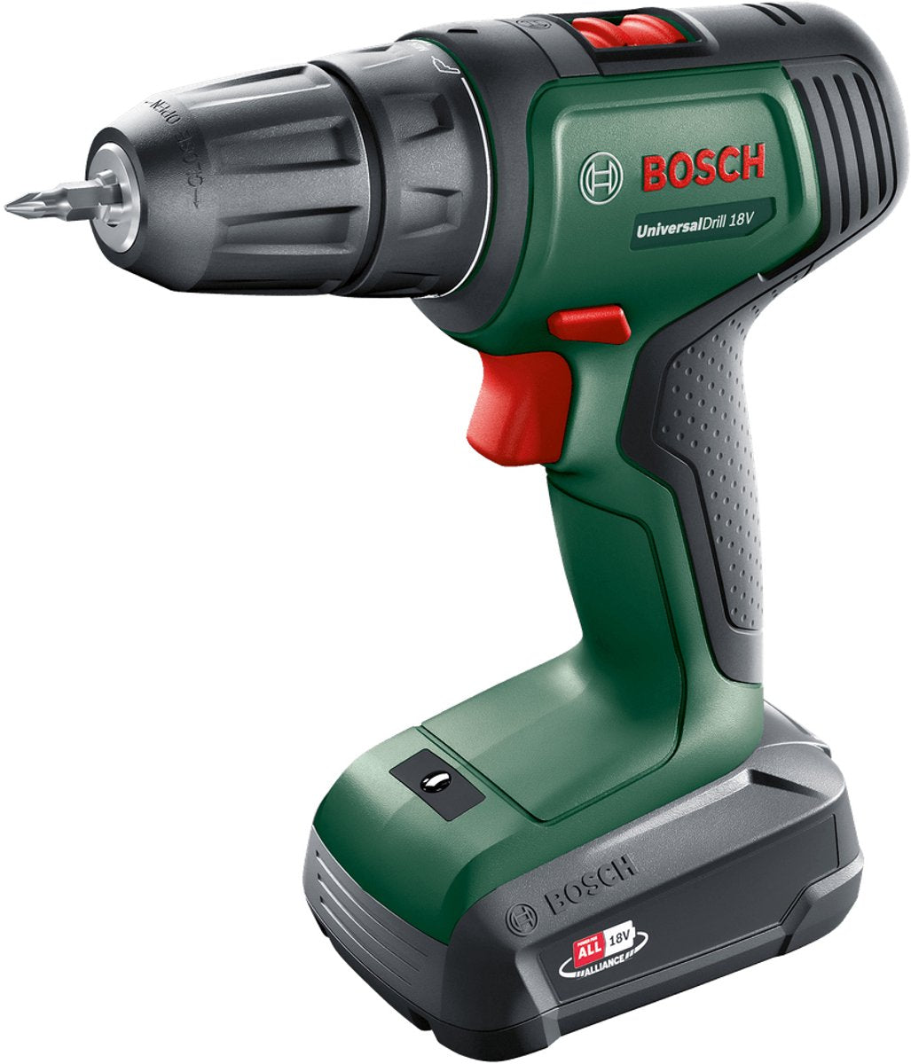 Bosch Set met boor en accessoires universaldrill 18 power 4all 18 v 40 nm