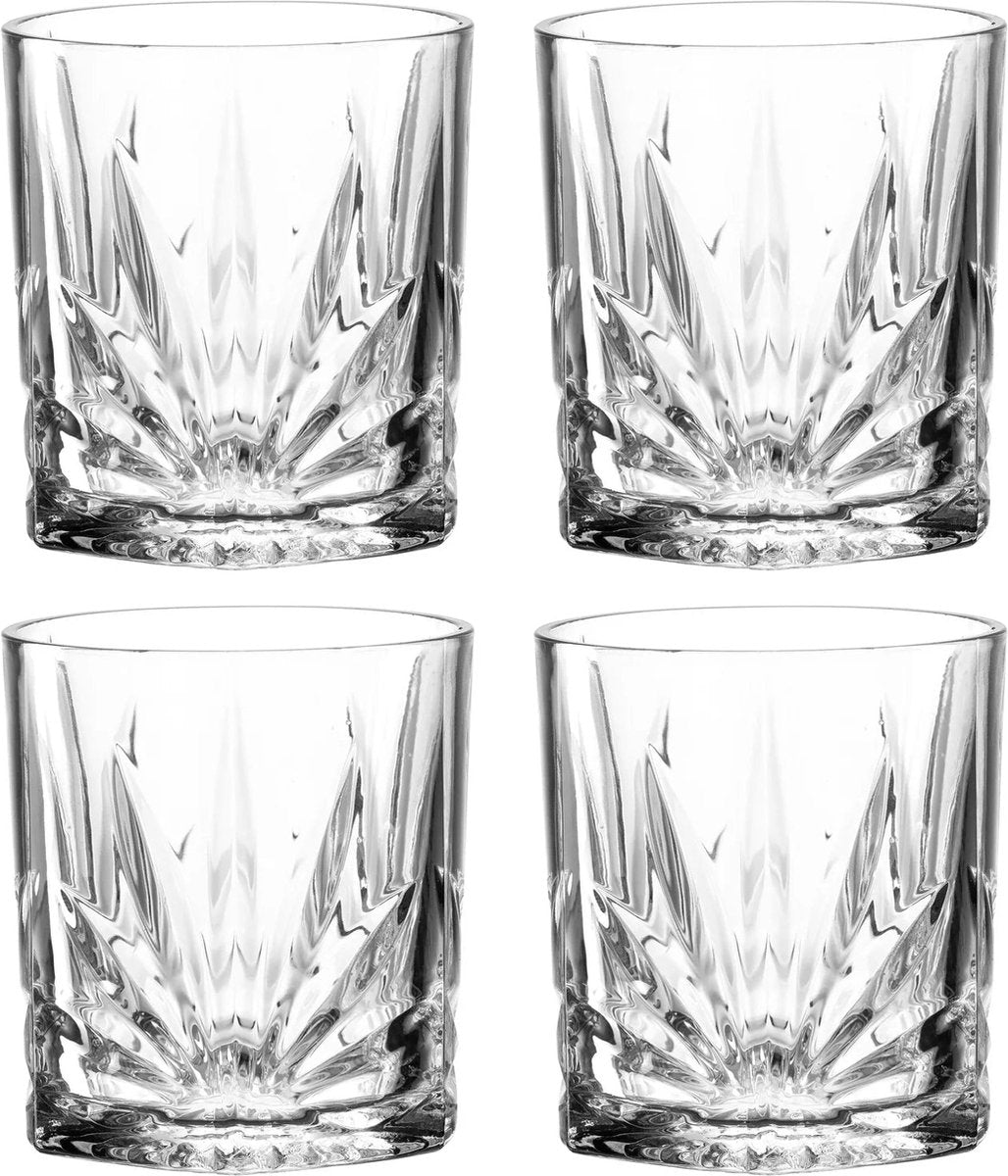 Leonardo Whiskeyglas 330ml capri - set van 4
