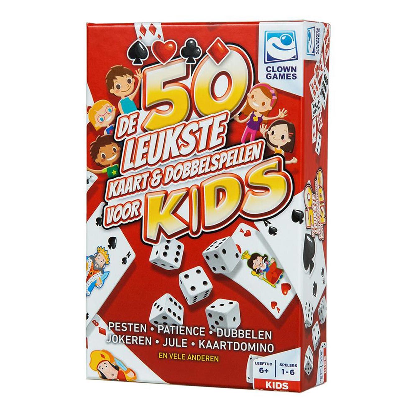 Clown Games kids 50 kaart dobbel spellen