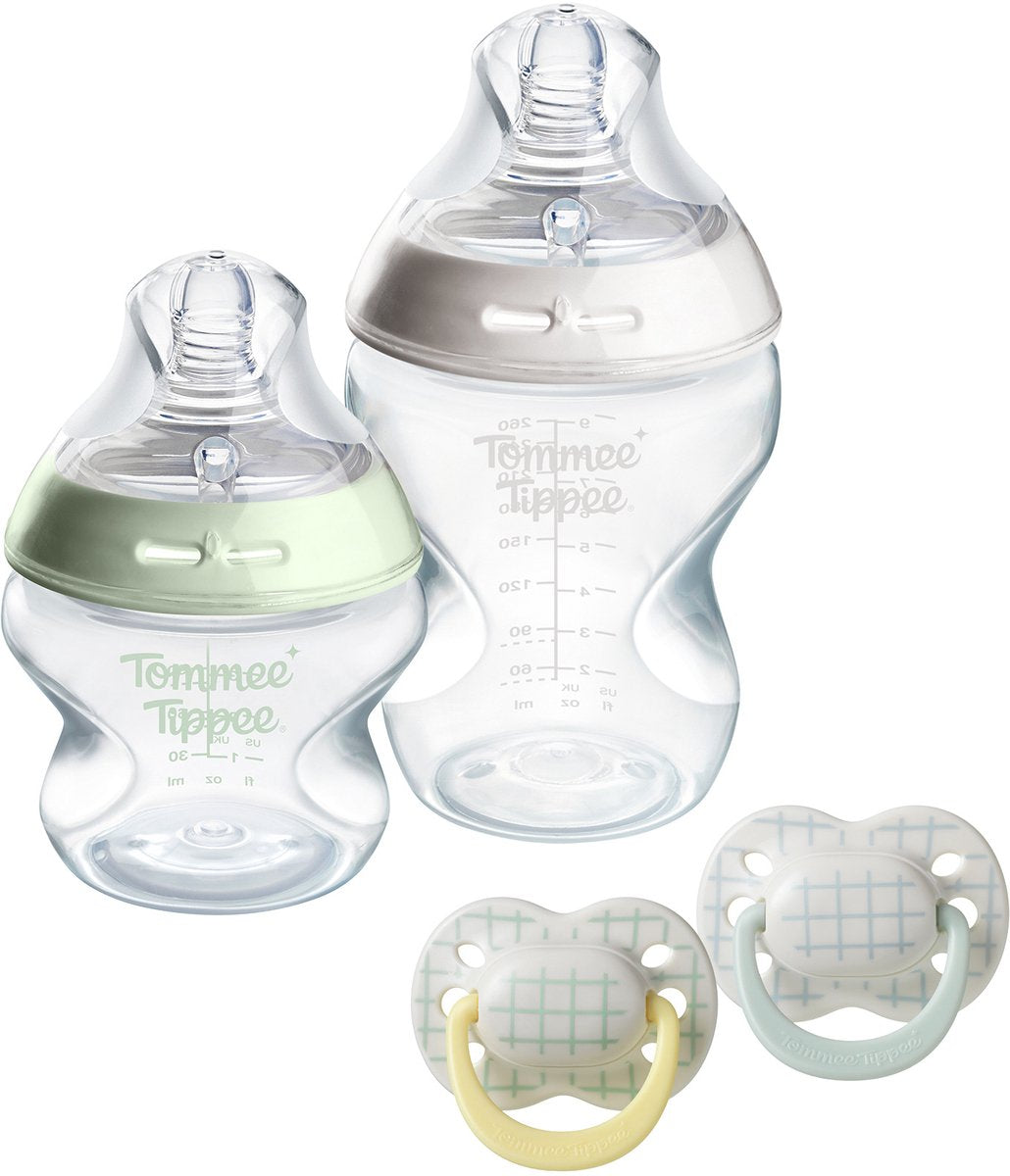 Tommee Tippee geschenkset met natural start babyflessen en fopspenen