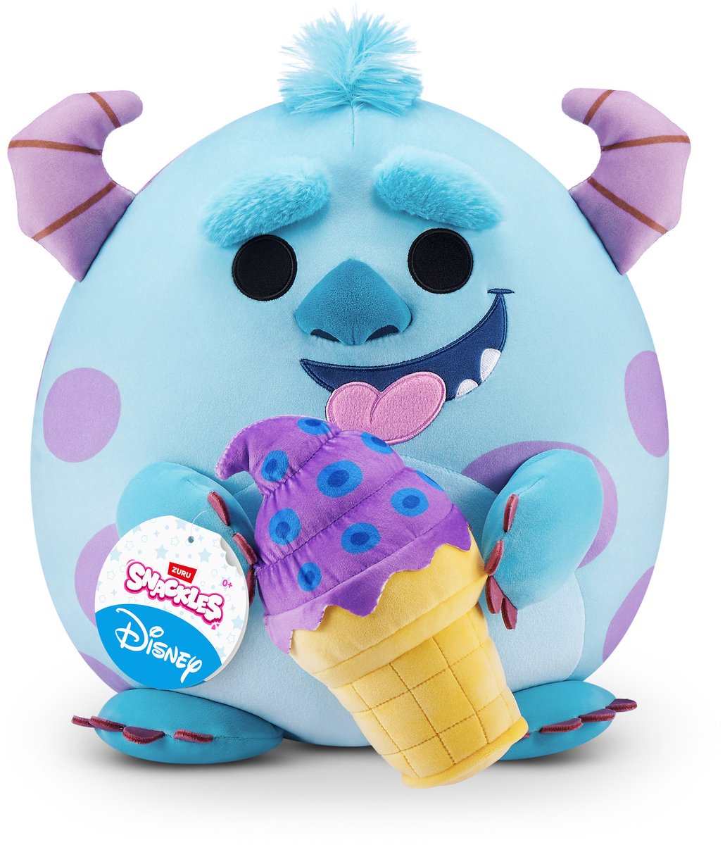 SNACKLES disney knuffel van 35cm (sulley) van zuru