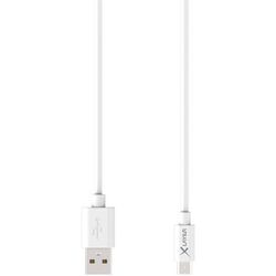 Micro USB-kabel Xlayer PREMIUM 1,2 m wit