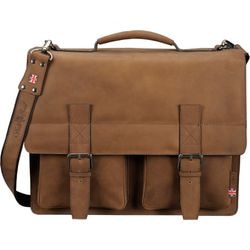Laptopschoudertas Alassio EARL Lichtbruin