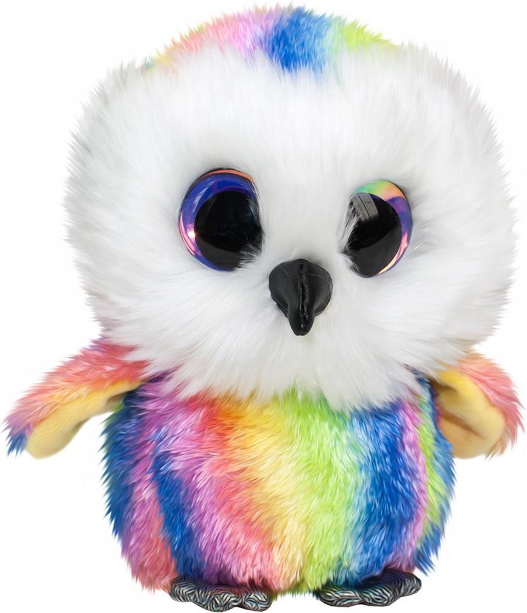 Lumo Stars knuffel - uil stripe, 24cm