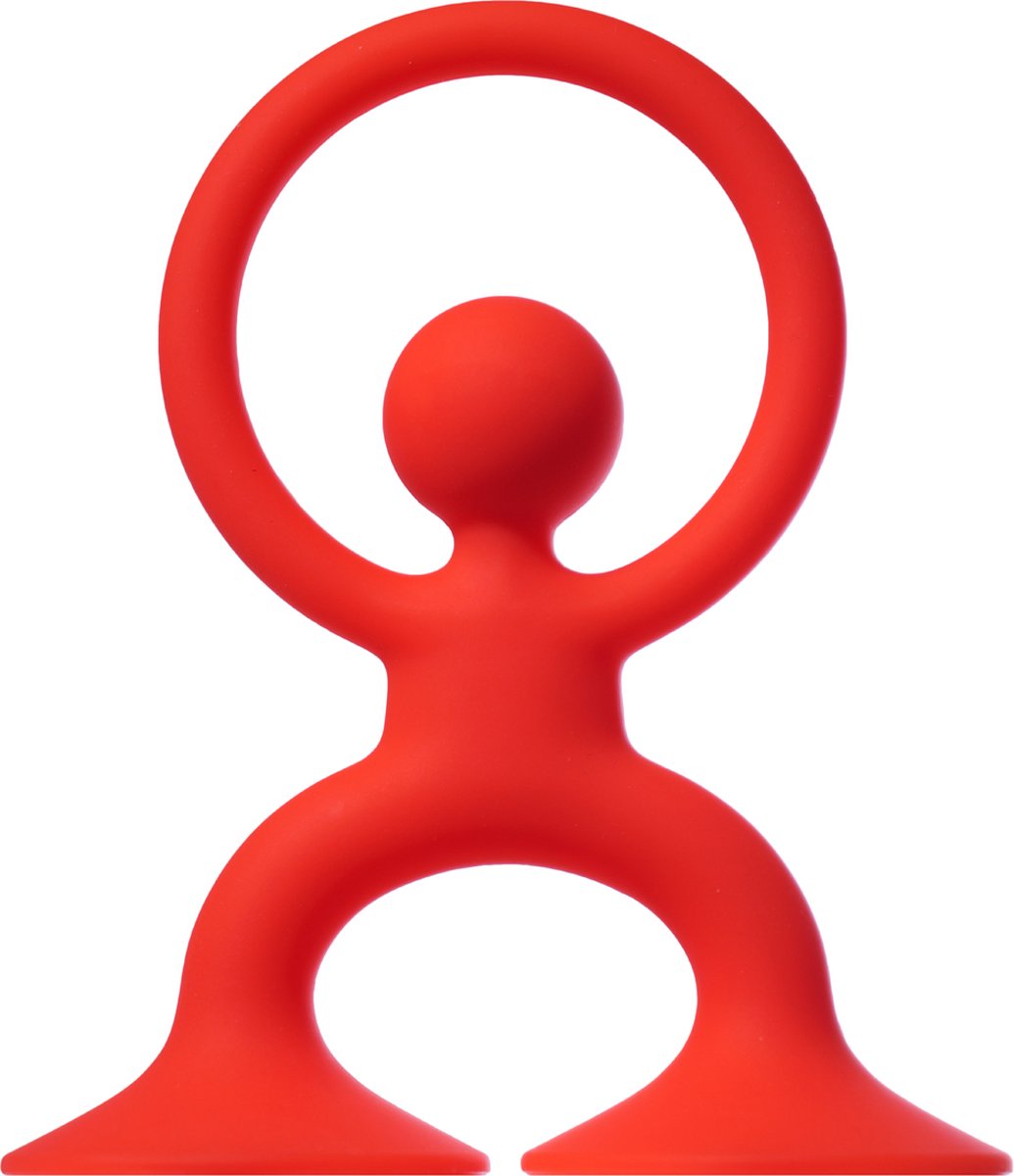 Moluk Noogi rood, in siliconen rubber, in doos, 0+