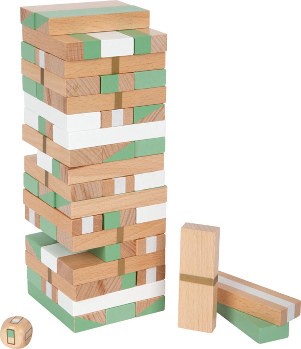 Small Foot - houten wiebeltoren spel gouden editie
