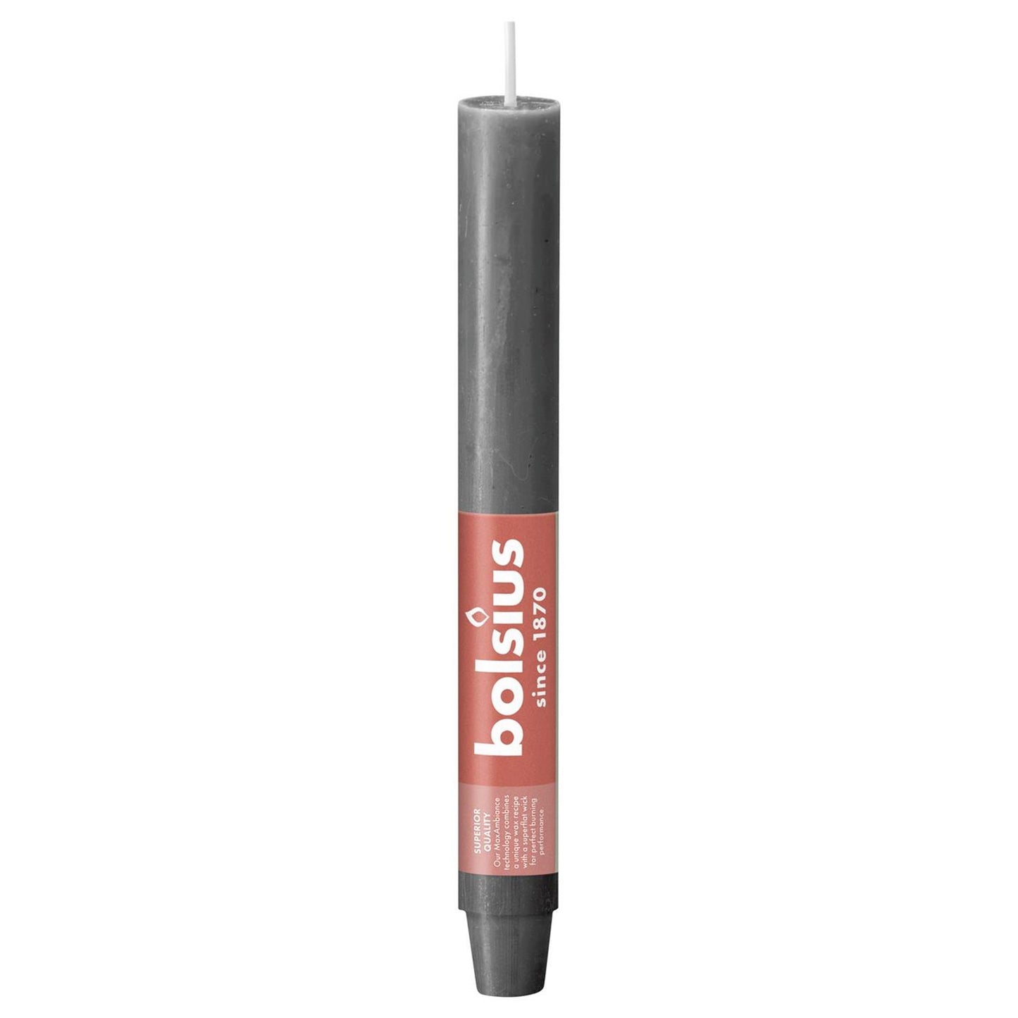 Bolsius tafelkaars xl 230 30 stormgrijs