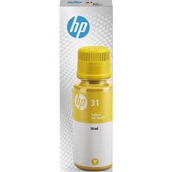 Inkt navulling HP 31 origineel 1VU28AE geel