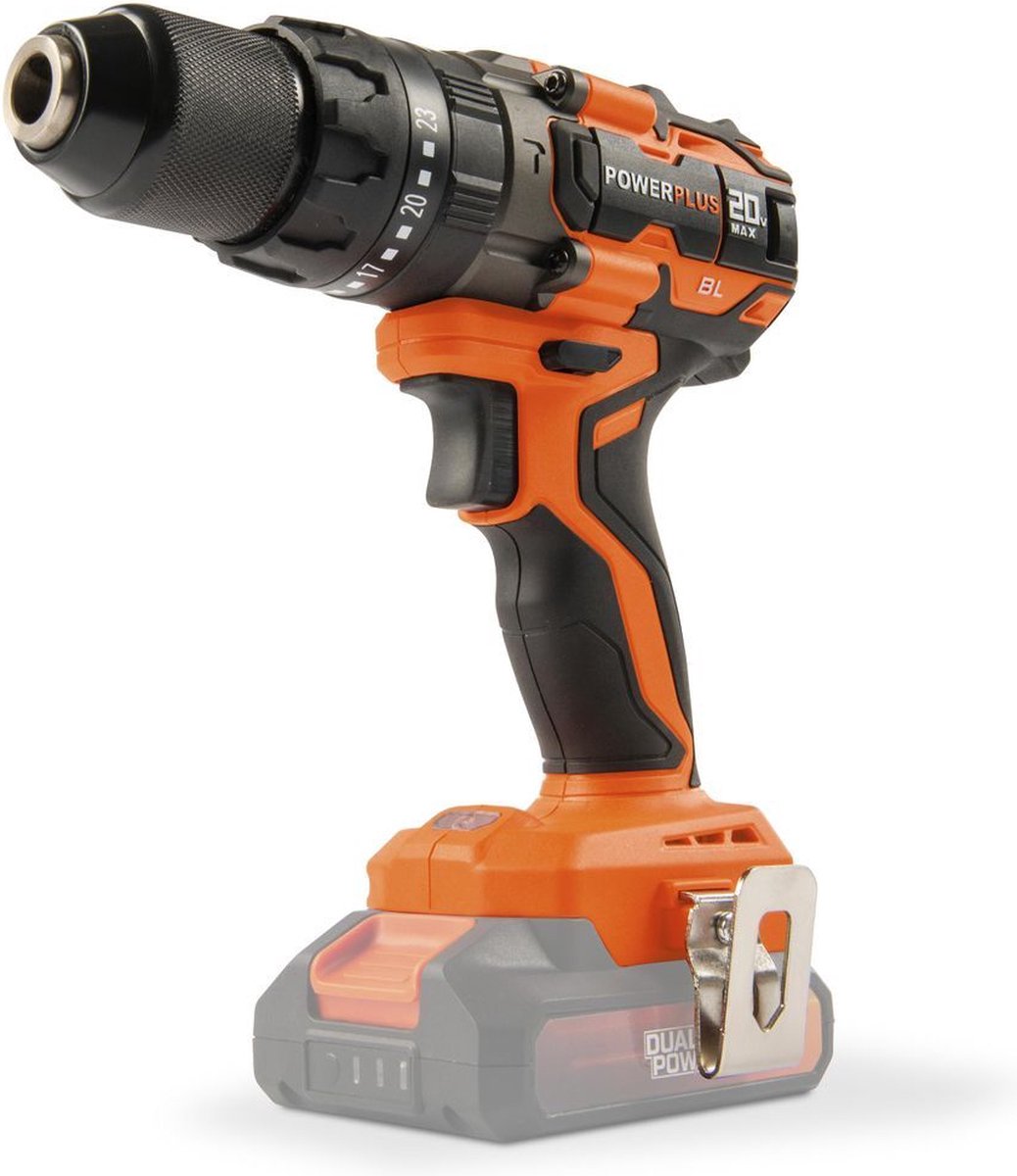 Powerplus Dual power accuboormachine powdp15220 - 20v - met klop functie - excl. accu en lader