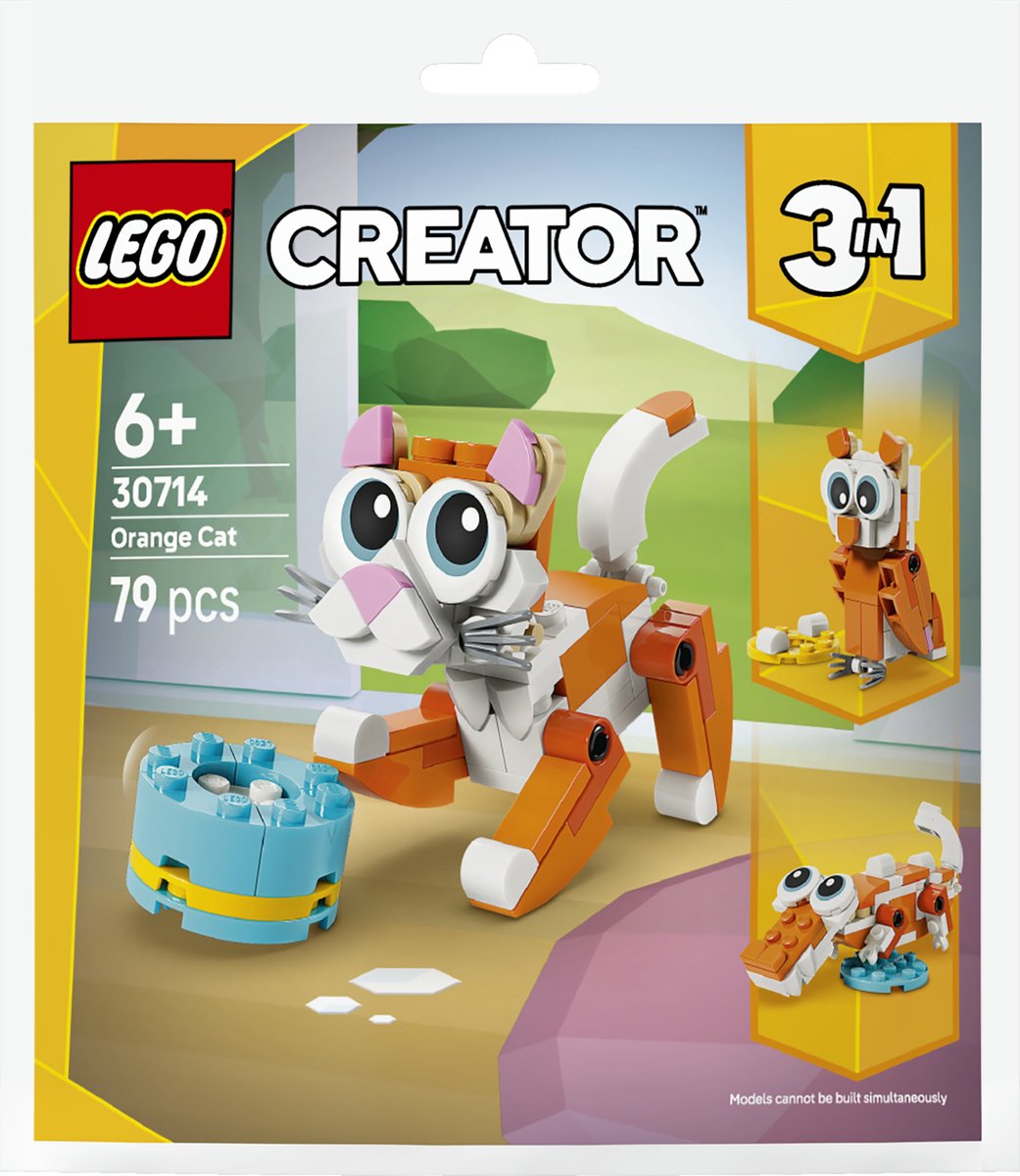 LEGO creator 30714 oranje kat