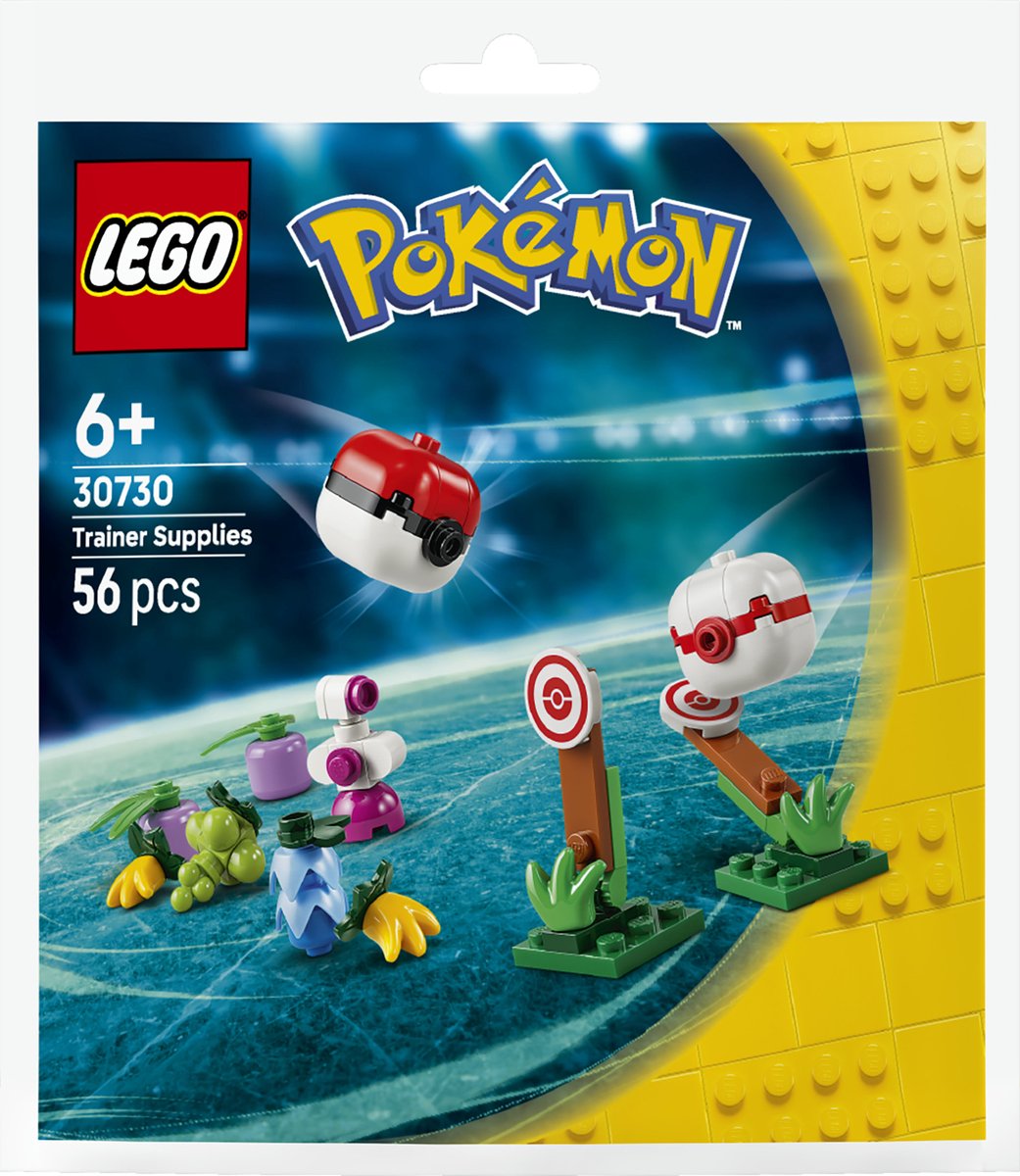 LEGO pokémon trainer benodigdheden 30730